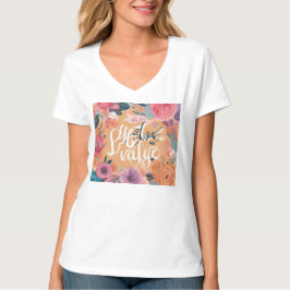 Camiseta Mantenha-se inspirado - Designs motivacionais e de