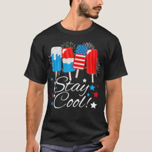 Camiseta Mantenha-se Legal Psicle American Flag 4 de julho