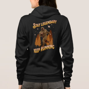 Camiseta Mantenha-Se Legendário, Continue Correndo Engraçad