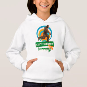 Camiseta Mantenha-Se Legendário, Continue Correndo Engraçad