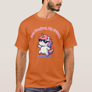 Camiseta Mantenha-se mágico, meu amigo retro