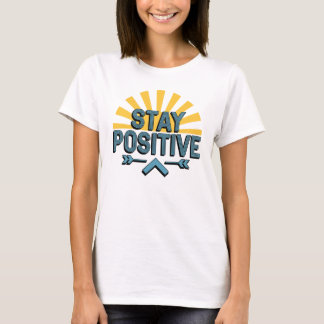Camiseta Mantenha-se motivacional positivo