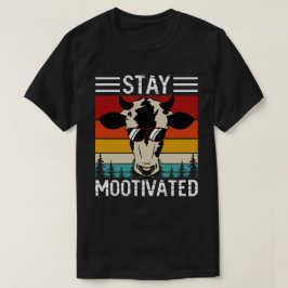 Camiseta Mantenha-Se Motivado Carnívoro Dieta De Carne Bovi