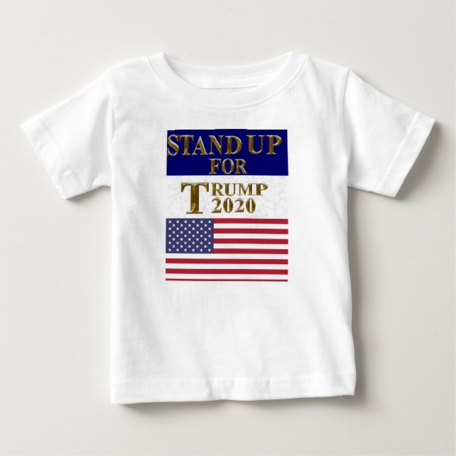 CAMISETA MANTENHA-SE PARA TRUMP (Frente)