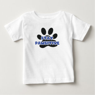 Camiseta Mantenha-Se Pawsivel E Engraçada