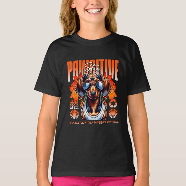 Camiseta mantenha-se positivo (Frente)