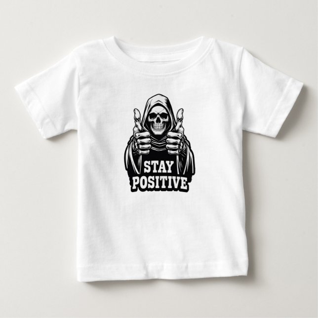 Camiseta Mantenha-se Positivo (Frente)