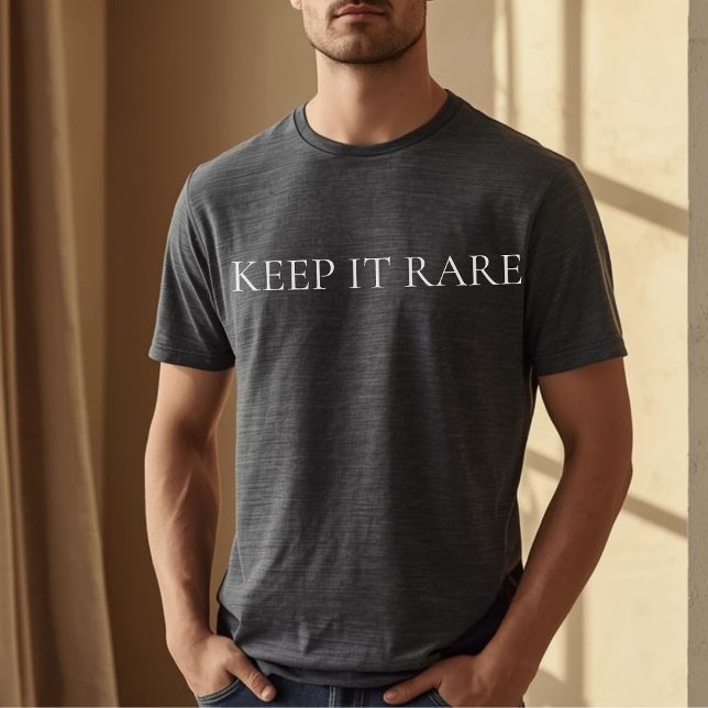 Camiseta Mantenha-se Raro Amante de Bife Carnívoro (Criador carregado)