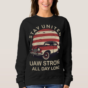 Camiseta Mantenha-se unido e trabalhadores automotores atac