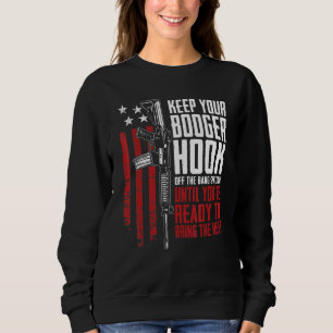 Camiseta Mantenha Seu Gancho De Booger Fora Da Arma Do Comu