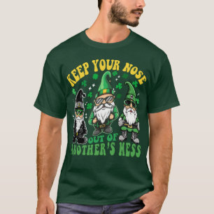 Camiseta Mantenha Seu Nariz Fora Palhaço Gnomo Divertido Pi