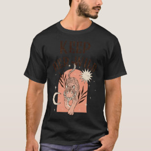 Camiseta Mantenha seu Tigre Selvagem Boho Bohemian 1