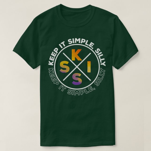 Camiseta Mantenha Simples (Frente do Design)