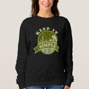 Camiseta Mantenha Simples Viajando Acampando Campanha Carav