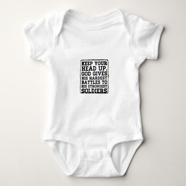 Camiseta Mantenha sua cabeça acima (Frente)