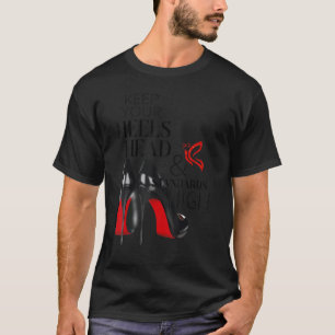 Camiseta Mantenha Sua Cabeça De Cabeçalho E Padrões Em Modo