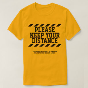 Camiseta Mantenha Sua Distância