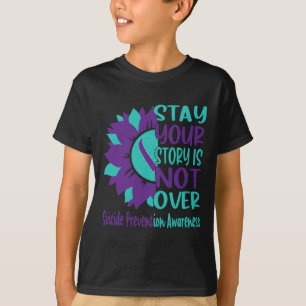 Camiseta Mantenha Sua História Não Sobre A Prevenção Ao Sui