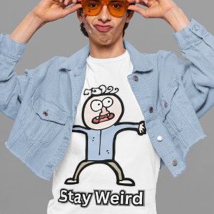 Camiseta Mantenha uma Cara Legal de estilo de comédia estra