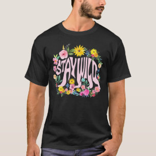 Camiseta Mantenha Wild Floral California Bear Vintage 70s V