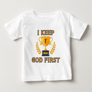 Camiseta Mantenho Deus Baseado Na Primeira Fé