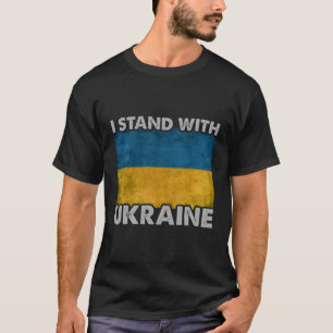 Camiseta Mantenho-Me Presente Na Ucrânia Para Apoiar A Ucrâ