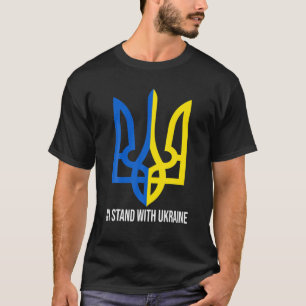 Camiseta Mantenho-Me Presente Na Ucrânia, Que Apoiará A U