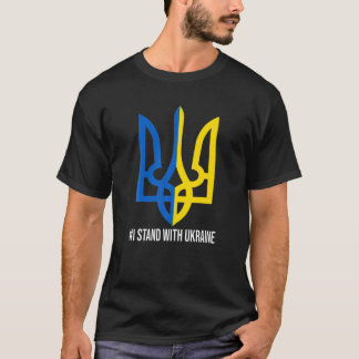 Camiseta Mantenho-Me Presente Na Ucrânia, Que Apoiará A Ucr