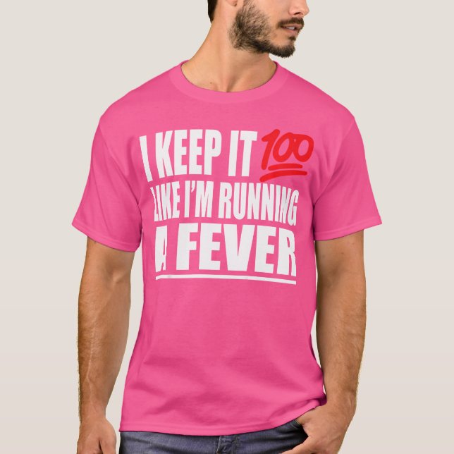 Camiseta Mantenho-O 100 Como Se Estivesse A Correr Um Salto (Frente)