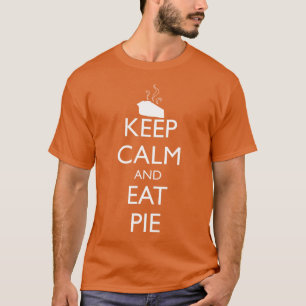 CAMISETA MANTER A CALMA E COMER A PIE