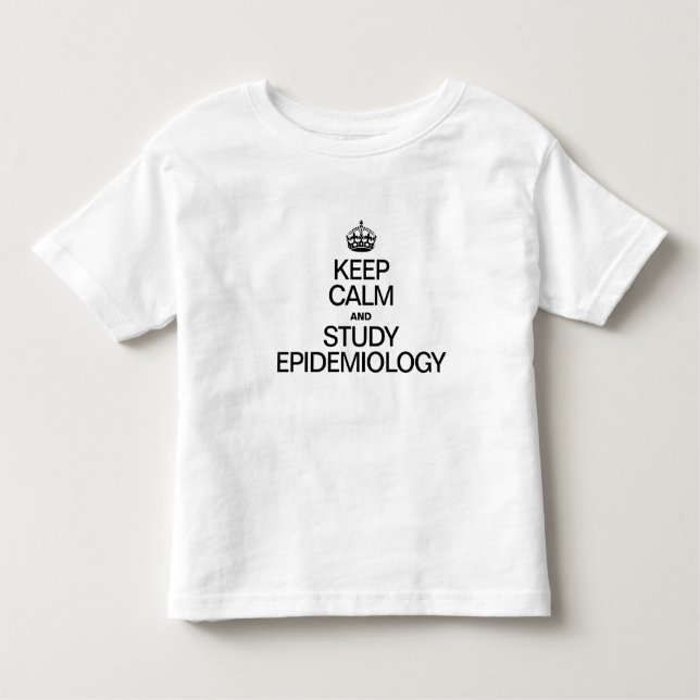 CAMISETA MANTER A CALMA E ESTUDAR A EPIDEMIOLOGIA (Frente)