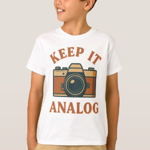 Camiseta Manter analógico