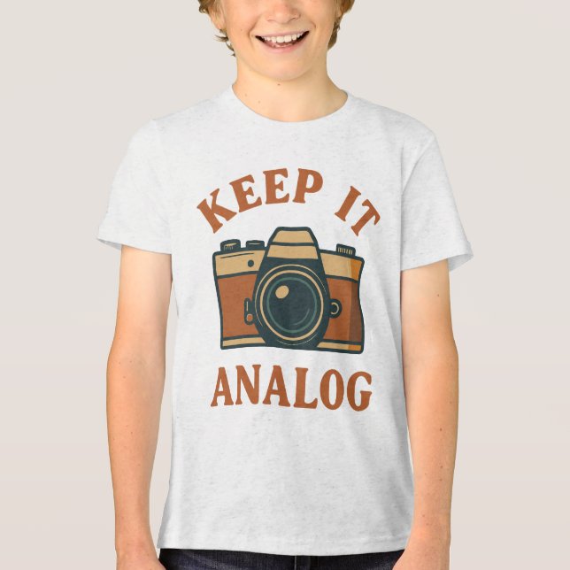 Camiseta Manter analógico (Frente)