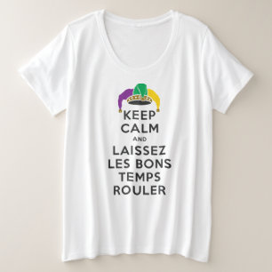 Camiseta MANTER CALM e LAISSEZ LES BONS TEMPS ROULER