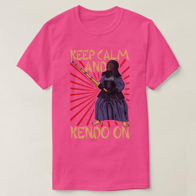 Camiseta Manter Calm Kendo (Frente do Design)