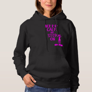Camiseta Manter Calma E Passar Na Etapa Do Exercício Aeróbi