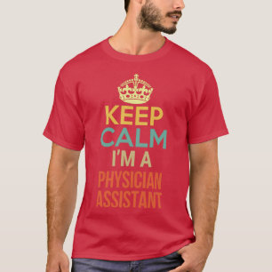 Camiseta Manter Calma Ix27m Um Assistente Médico 2