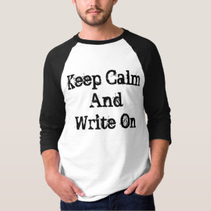 Camiseta Manter Calmo e Gravar