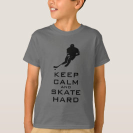 CAMISETA MANTER CHAVE DE CALMA E DURO DE SKATE
