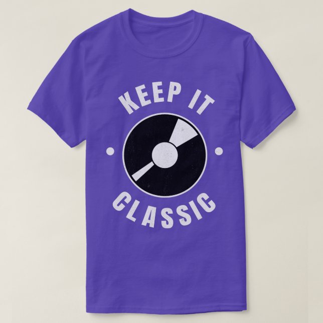 Camiseta Manter Clássico Vinil Records DJ Vinyl LP Collecto (Frente do Design)