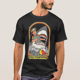 Camiseta Manter Comédia Retroativa De Imagem Com Ataque Pos