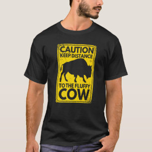 Camiseta Manter Distância Do Bisonte Nacional Par Fluffy Co
