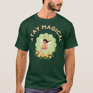 Camiseta manter jardim mágico de giro