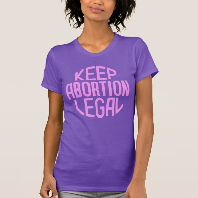 Camiseta Manter Legalidade do Aborto (Frente)