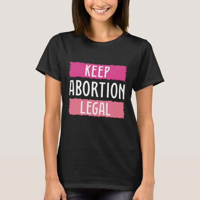 Camiseta Manter Legalidade do Aborto (Frente)