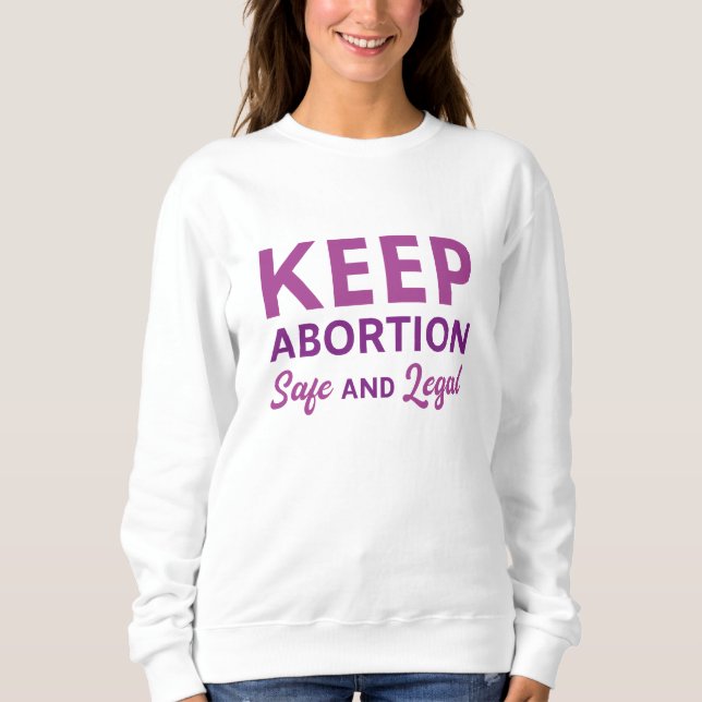 Camiseta Manter O Aborto Seguro E Legal (Frente)