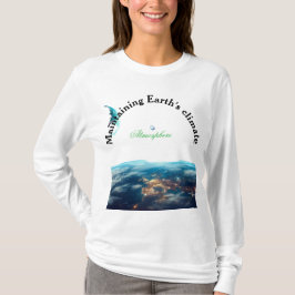 Camiseta manter o clima da Terra