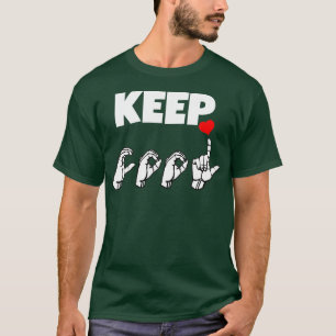 Camiseta MANTER o Design do idioma do sinal ASL LEGAL