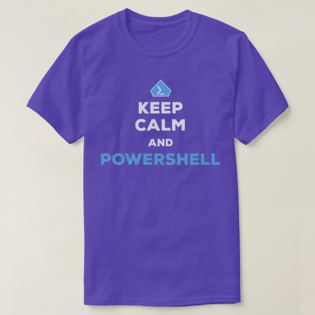 Camiseta Manter O Equilíbrio Balsâmico Calmo E Do Powershel (Frente do Design)