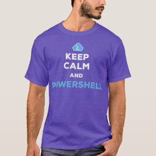 Camiseta Manter O Equilíbrio Balsâmico Calmo E Do Powershel